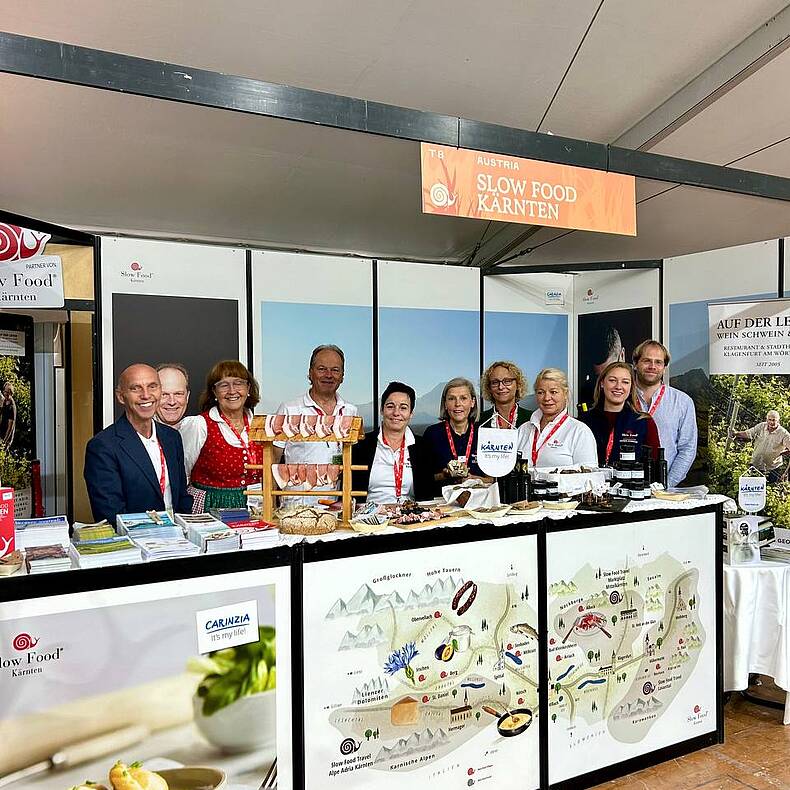 Slow Food Kärnten auf der TERRA MADRE Salone del Gusto 2024